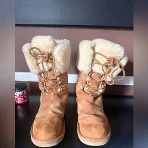 UGG Chestnut Shearling Winter Boots